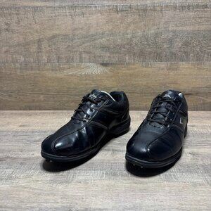 Callaway Black Leather Lace Up Golf Shoes Men's Size 10.5